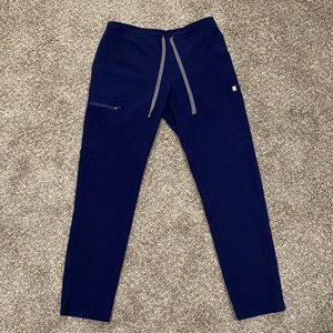 FIGS Yola Skinny Scrub Pants in Navy